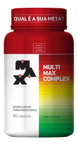 Multimax Complex - 90 Cápsulas - Max Titanium