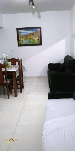 Imagem 4 de 22 de Flat Com 1 Dormitório À Venda, 41 M² Por R$ 240.000,00 - Ocian - Praia Grande/sp - Fl0007
