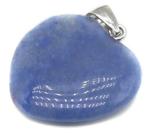 Collar Protector Corazón Ágata Azul / Amuletos Suerte