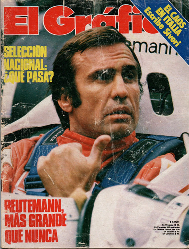 El Gráfico N° 3163. Gp F1 Mónaco. Reutemann Más Grande. 1980