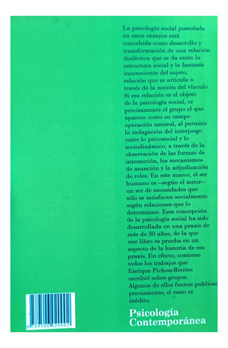 El Campo Grupal / Enrique Pichon Riviére / Libro Nuevo!!!