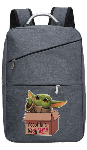 Mochila Backpack Og258  Star Wars Baby Yoda 260