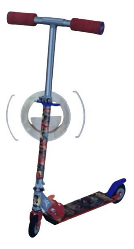 Scooter Apache Jurassic World Plegable Con Altura Ajustable