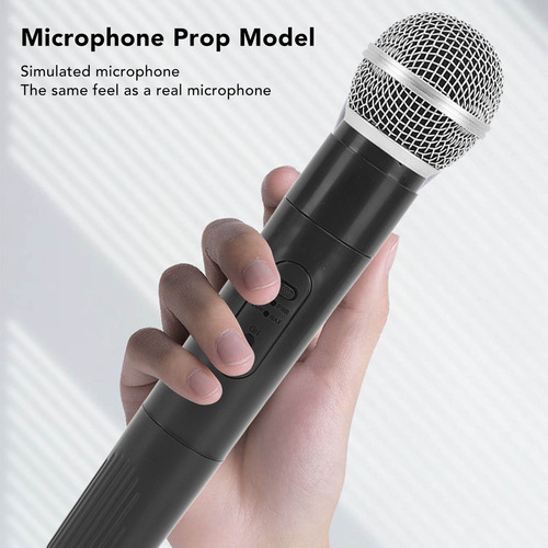Micrófono Modelo De Utilería Para Karaoke, Modelo De Micrófo