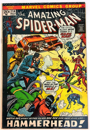 Amazing Spiderman #114 Marvel Comics 1972 Conway Hammerhead