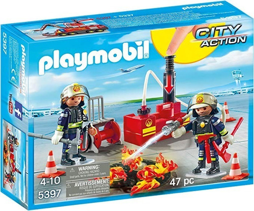 Operación De Lucha Contra Incendios Playmobil® Con La Bomba 