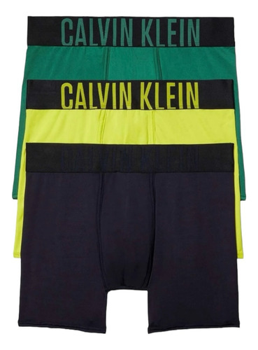 Bóxer Brief Calvin Klein Ip-n,a,v Microfibra 3 Pack Original