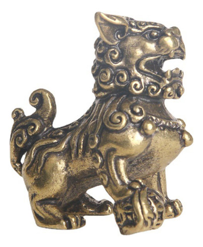 Escultura De León Dorado, Decoración Feng Shui, Accesorios