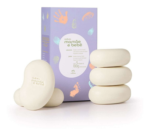 Natura Mama Y Bebe Jabones En Barra Relajante 5 X 100gr 