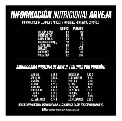 Proteina Vegetal Cacao O. + Pre Entreno G-punk - Gohard