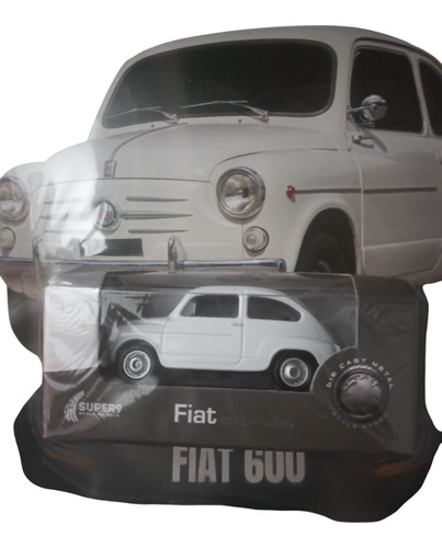 2 Autos De Colección Escala 1:60 Fiat 600 Y Citroen 2 Cv