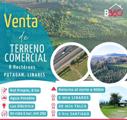 Se Vende Propiedad Comercial  En Ruta 5 Sur, Km 292