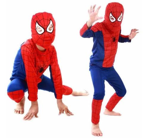 Fantasia Homem Aranha Infantil Spiderman Festa Criança Natal