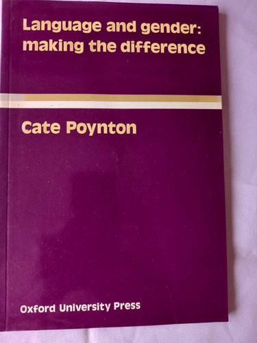 Book C - Language And Gender: Making The Difference - 