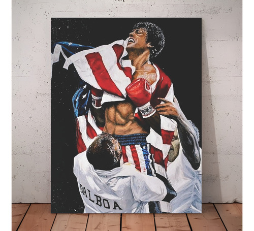 Cuadro Decorativo 30x40 Stitch Rocky Simpsons Dragon B Y Más Rocky Balboa Eeuu