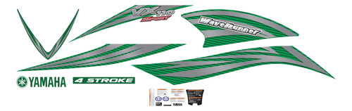 Adesivos Compatível Jet Ski Vx 110 Verde Sport 2008 Jtki31