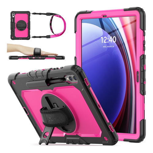 Funda Para Tableta Samsung Galaxy Tab S9+ Plus 5g 12.4  Rosa