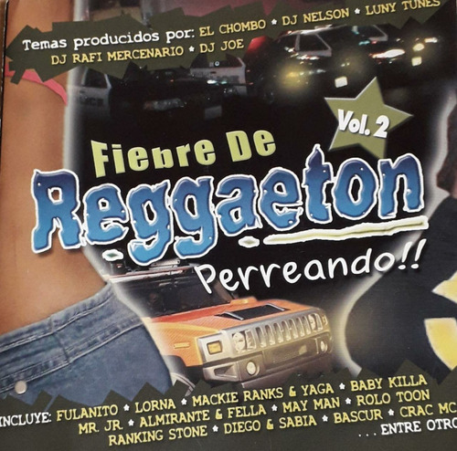 Fiebre De Reggaeton Perreando!! Vol 2-varios( Cd/ Importad 