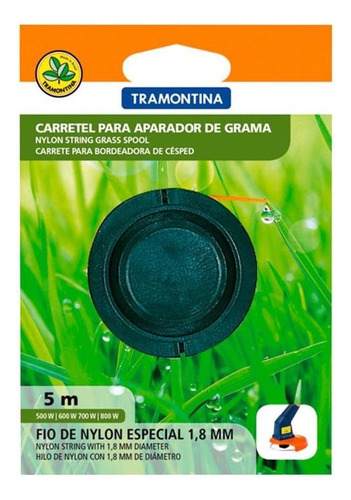 Carretel 1 Fio De Nylon 1,8 Mm - Tramontina 78798284 Cor Preto