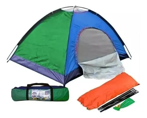 Carpas Camping 4 Personas 200x200 Cm Impermeable