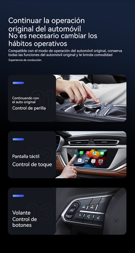 Inalámbrico Carplay Wireless Para iPhone Android Plug&play