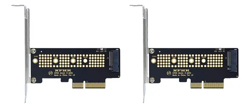 comprar 2 Adaptadores M.2 Nvme Ssd Ngff A Pcie 3.0 X4 Pcie M2 Riser