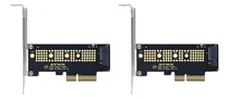 Comprar 2 Adaptadores M.2 Nvme Ssd Ngff A Pcie 3.0 X4 Pcie M2 Riser