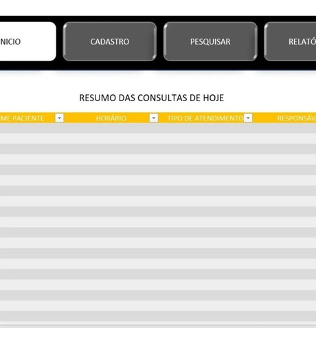 Planilha Pra Agendamento,consulta E Atendimento Médico Excel