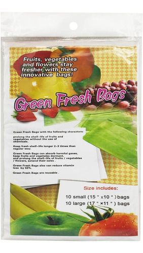 Bolsas Verdes Para Frutas Y Verduras Bolsas De Verduras...