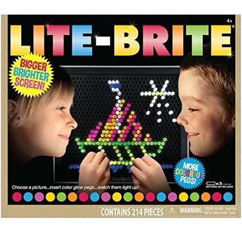 Lite-brite Magic Screen Toy - Estilo Retro
