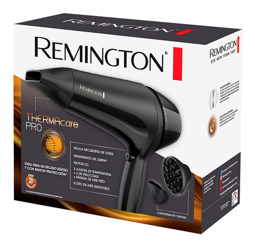 Secador De Pelo Remington Thermacare D12a