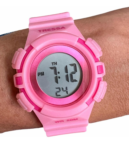 Reloj Tressa Digital Sumergible Ideal Dama Niños* Taggershop