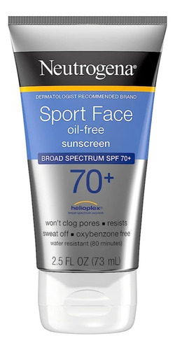 Bloqueador Solar Para Deportistas Spf70+ Neutrogena