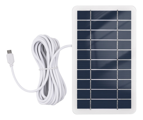 Panel De Carga Cargador Móvil Portátil Solar 5v 2w Para Usb