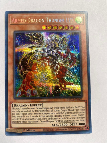 Armed Dragon Thunder Lv7 Secret Yugioh