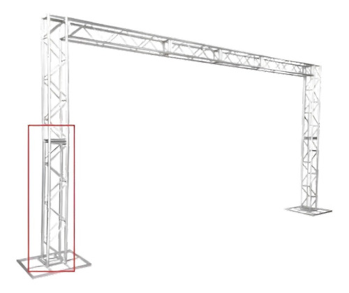 Box Truss R15 Torre 1,50 M Treliça Show 100% Aluminio