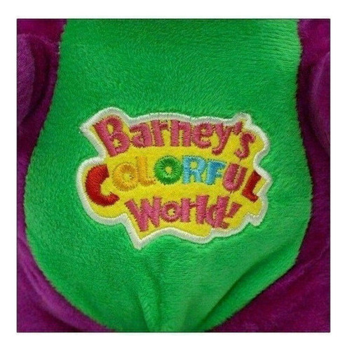 Muñeco De Peluche Barney, El Dinosaurio Canta, Colorea Un .