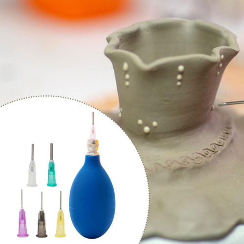 Aplicadores De Precisión Botella Bottle Clay Tools Azul