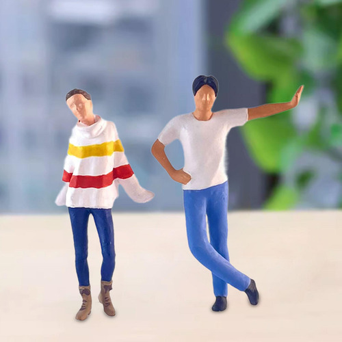 2x Figuras De Personas 1/64, Mini Figuras De Estudiantes,