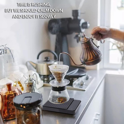 Báscula De Café, Báscula De Café Digital Con Temporizador