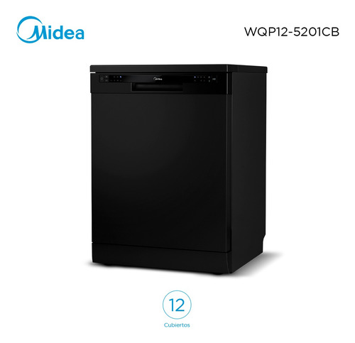 Lavavajillas Negro 12c Midea Wqp12-5201cb