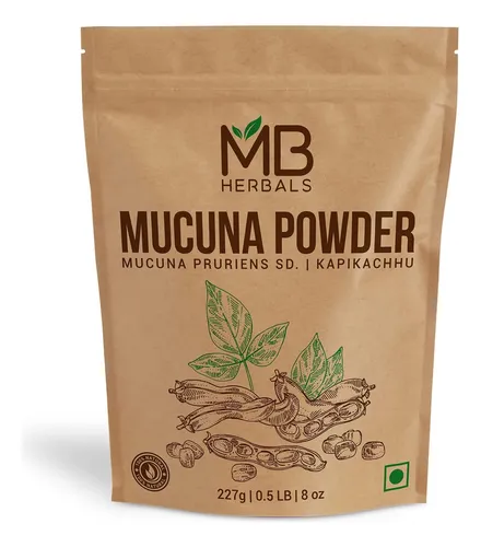 Mb Herbals Mucuna En Polvo 227 Gramos | Media Libra 8 Oz | P