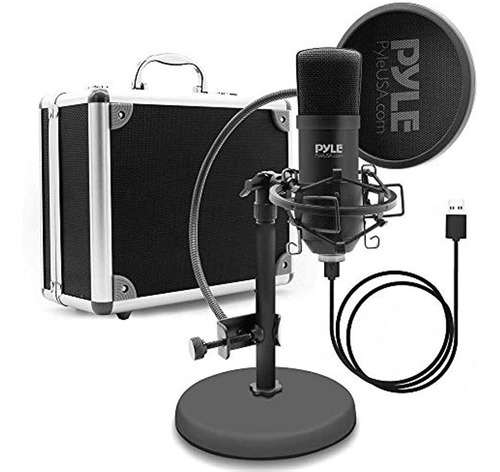 Kit De Grabacion De Podcast De Microfono Usb - Microfono De