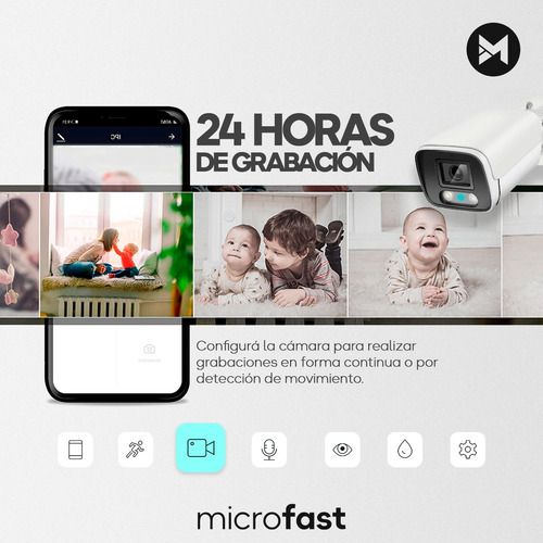Cámara Wifi Ip Full Hd 1080p Sinovision Exterior Audio Mic