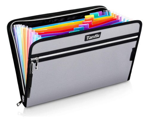 Carpeta De Archivo De Acordeón A4 14 Bolsillos Multicolores