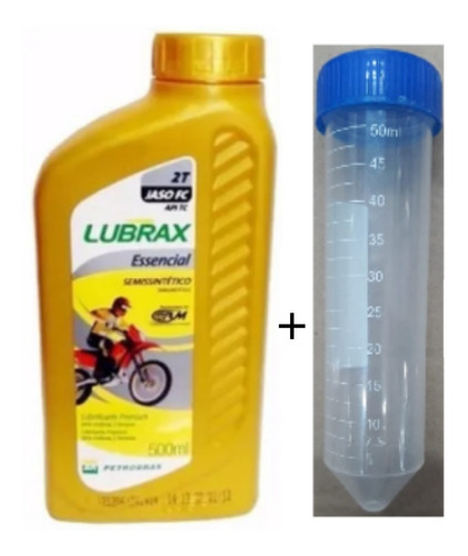 Óleo Lubrax Essencial 2 T Semi Sintetico 500ml + Dosador