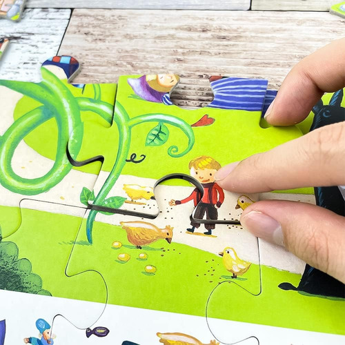 Puzzle De Observación Cuentos Infantiles Djeco 54 Piezas