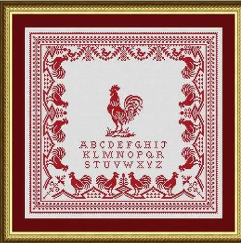 Muestreador Gallo Rojo Antiguo