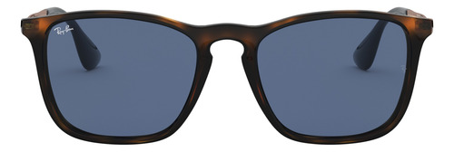 Rayban Chris 4187 639080 Havana Dark Blue.optica