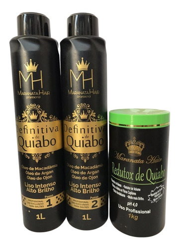 Progressiva+botox Escova Definitiva De Quiabo É Boa Maranata Hair Produto Para Alisar Cabelo Resenha Melhor Alisamento
